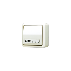 Вимикач одноклавішний 10 AX / 250 B ~ 606ANA