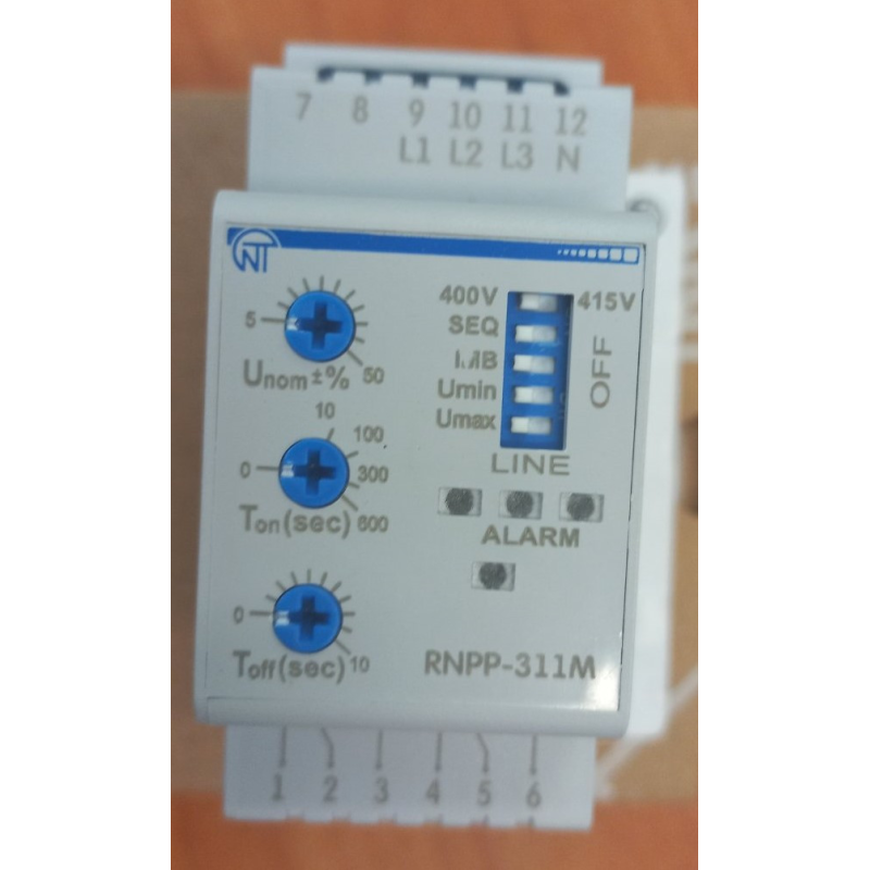 Трифазне реле напруги і контролю фаз РНПП-311M