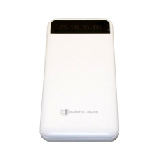 Power Bank 10000 mAh з ліхтариком type-c Білий