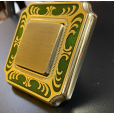 Вимикачі FEDE колекція SMALTO ITALIANO SIENA Esmerald Green