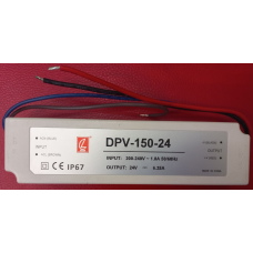 Upower UDPV-150W-24V - Вологозахищений блок живлення IP67 24В 150Вт