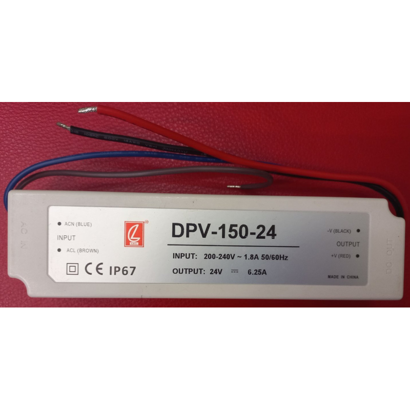 Upower UDPV-150W-24V - Вологозахищений блок живлення IP67 24В 150Вт Upower UDPV-150W-24V - Вологозахищений блок живлення IP67 24В 150Вт