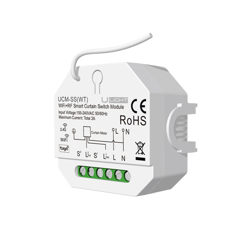 USMART UCM-SS(WT) Інтелектуальний перемикач для ролет та штор USMART UCM-SS(WT) Інтелектуальний перемикач для ролет та штор