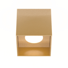 Світильник накладний ULIGHT Kub80 s 12W gold 3000К