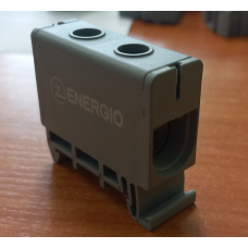 Клема ввідна силова ENERGIO IPT 16 мм2 на DIN-рейку сіра