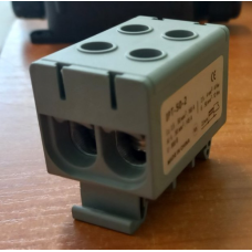 Клема силова розподільча IPT 95 мм2 на DIN-рейку сіра