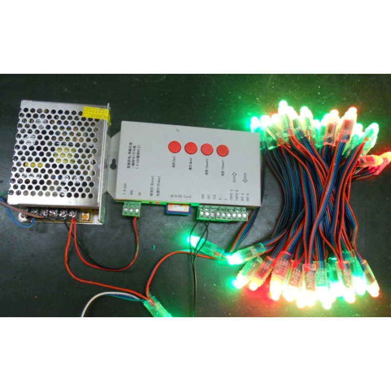 Світлодіоди швидкого монтажу 9мм (зелений) Світлодіоди швидкого монтажу 9мм (зелений)