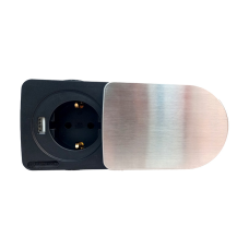 Компактна меблева розетка   1 x 16 А  , 1 x USB 2,1 А, провід 3 x 1.5 mm²
