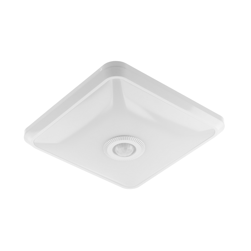 Світильник Led Italia Квадратний З Датчиком Руху, 12W, Ip20, 360°, 4000K GTV