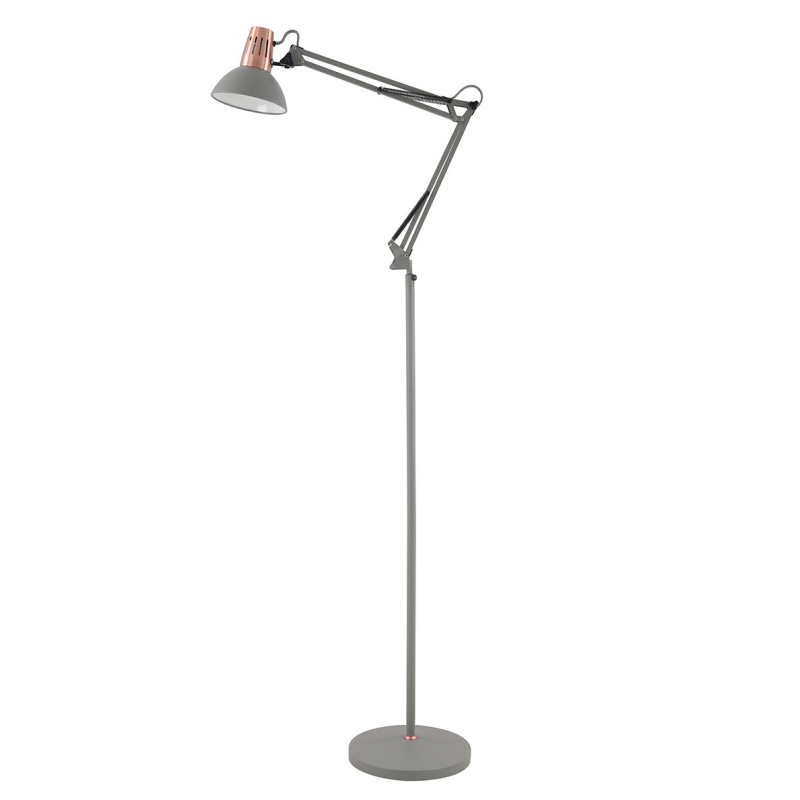 Торшер Decor Artemia, 1Xe27, Max.40W, Ip20, Ø16,3Cm, Сірий (Lp-Art-F-E27-15-Dec) GTV Торшер Decor Artemia, 1Xe27, Max.40W, Ip20, Ø16,3Cm, Сірий (Lp-Art-F-E27-15-Dec) GTV