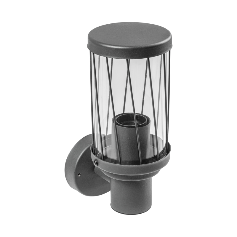 Світильник Садовий Фасадний Бра Kerta-A, E27, Max.12W, Ip44, графіт (Os-Kert0Ua-30) GTV Світильник Садовий Фасадний Бра Kerta-A, E27, Max.12W, Ip44, графіт (Os-Kert0Ua-30) GTV