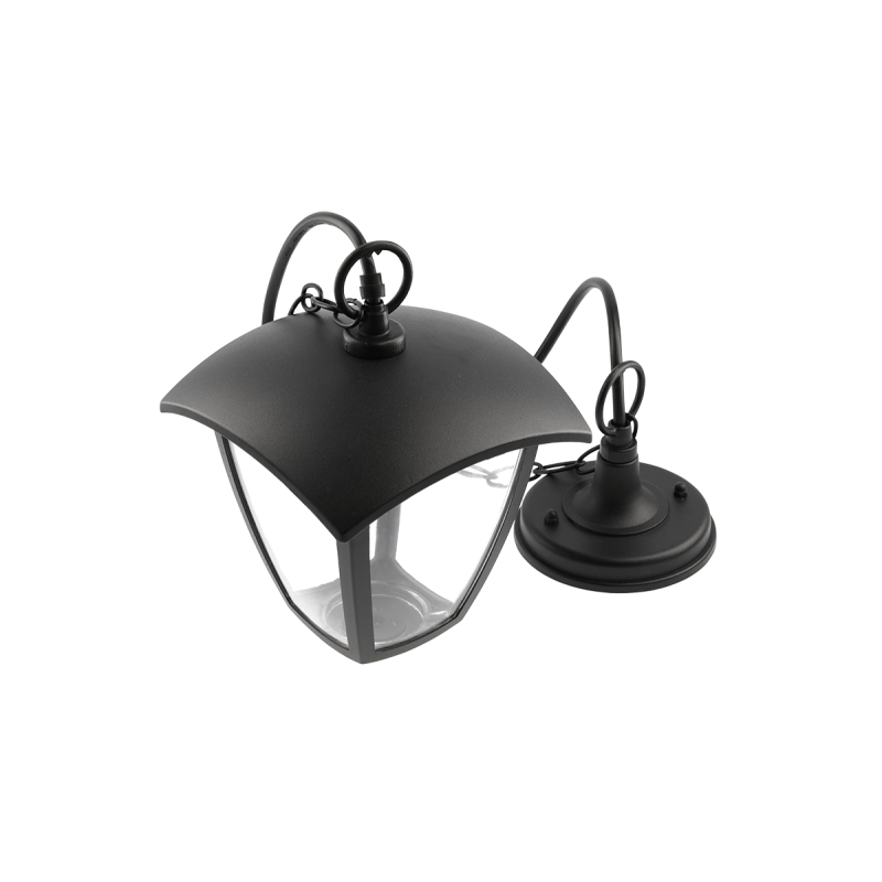 Світильник Садовий Marina-H Підвісний, E27, Max.20W, Ip54, Чорний (Os-Marinah-00) GTV