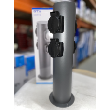 Столик Садовий Corta-P 36, Ipp4, 4*Рожетки Schucko, Max.3500W, графіт (Os-Corp36G-30) GTV
