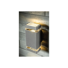 Світильник Фасадний Nessa Подвійний, Gu10, Max.50W, Ip54, Сірий GTV