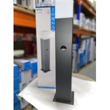 Світильник Садовий З Датчиком Руху Largo-P 50, E27, Max.15W, Ip44, Стовпчик, графіт (Os-Largp40P-30) GTV