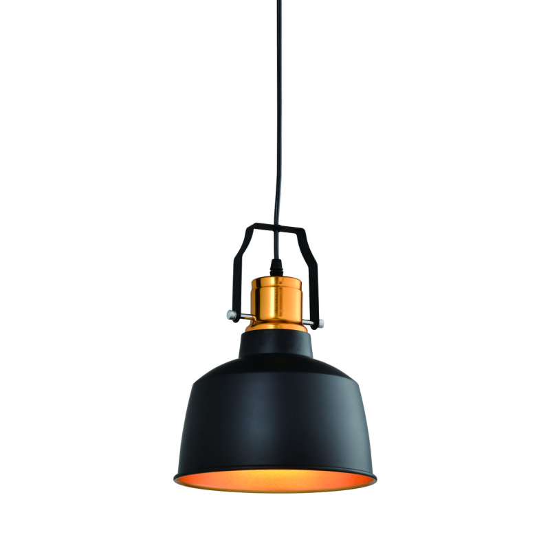 Підвісний Світильник Decor Monroe, E27, Ip20, D22Cm, Чорний/Золотий (Os-Mon-11-Dec) GTV Підвісний Світильник Decor Monroe, E27, Ip20, D22Cm, Чорний/Золотий (Os-Mon-11-Dec) GTV