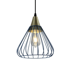 Підвісний Світильник Decor Tess, E27, Ip20, D24Cm, Синій (Os-Tess-25-Dec) GTV