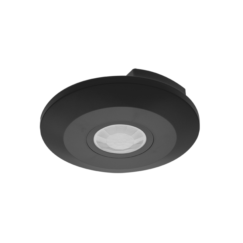 Датчик Руху (Накладний) Cr-Cr3M00-10 Mini, Max.2000W, Ip20, 360⁰, R 6М, Чорний GTV