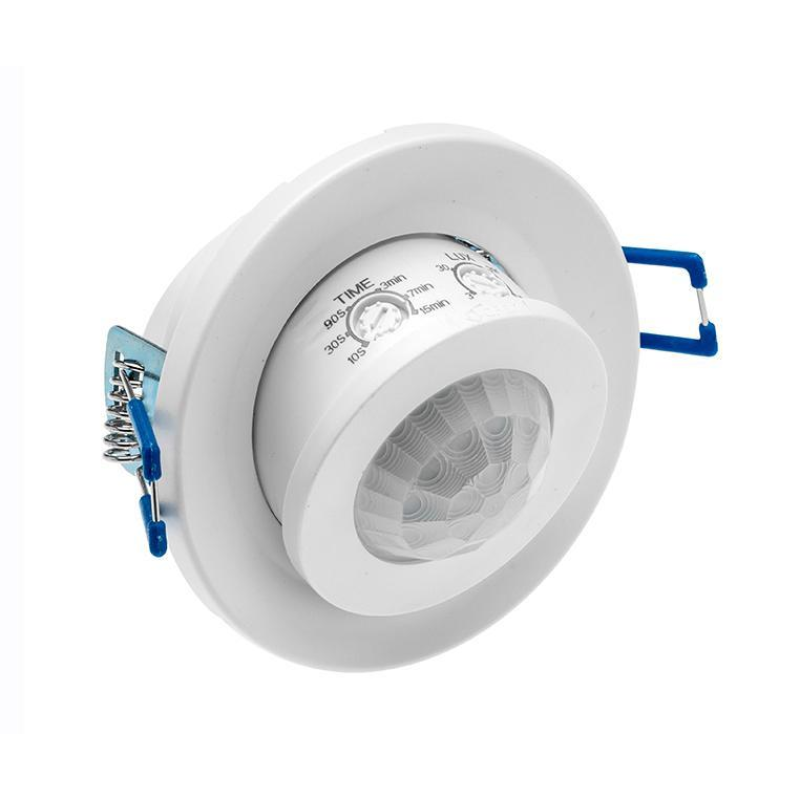 Датчик Руху (Врізний) Cr-Cr15000-00, Max.800W, Ip20, 360⁰, R-8М GTV Датчик Руху (Врізний) Cr-Cr15000-00, Max.800W, Ip20, 360⁰, R-8М GTV