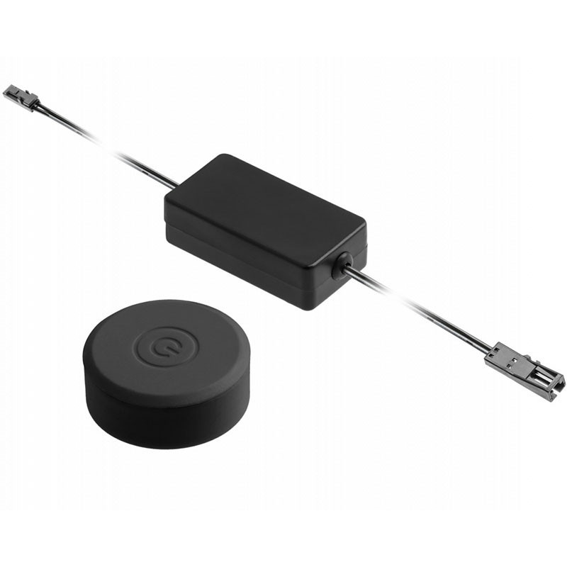 Вимикач-Димер Дистанційний Сенсорний Безпровідний З Регулюванням Яскравості Чорний (Ae-Wdbp1-20N) GTV