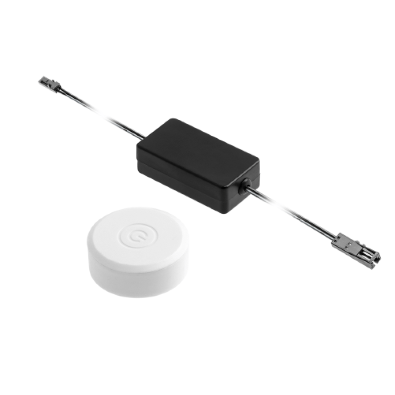 Вимикач-Димер Дистанційний Сенсорний Безпровідний З Регулюванням Яскравості Білий (Ae-Wdbp1-10N) GTV Вимикач-Димер Дистанційний Сенсорний Безпровідний З Регулюванням Яскравості Білий (Ae-Wdbp1-10N) GTV