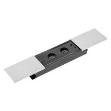 Подовжувач Вбудований Prestino, 2X Роз. Schuko, Usb A+C, Rj45, Hdmi, 1,5 м, Срібний GTV