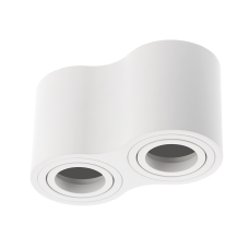 Світильник Подвійний Aveiro Duo Bis, Алюміній, 160X80X90мм, Ip20, Круглий, Білий (Os-Avb80160Ok2-10) GTV