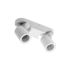 Світильник Поворотний Blink Ii, Gu10, Max.20W*2, Ip20, Подвійний, Білий (Os-Blnd50W2-10) GTV