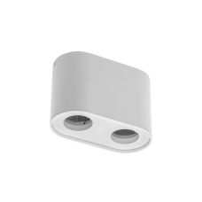 Світильник Подвійний Senso Duo, Алюміній, 83X165X110мм, Ip20, Max.50W, Круглий, Білий (Os-Send5083Okb-10) GTV