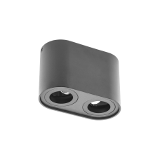 Світильник Подвійний Senso Duo, Алюміній, 83X165X110мм, Ip20, Max.50W, Круглий, Чорний (Os-Send5083Okcz-00) GTV