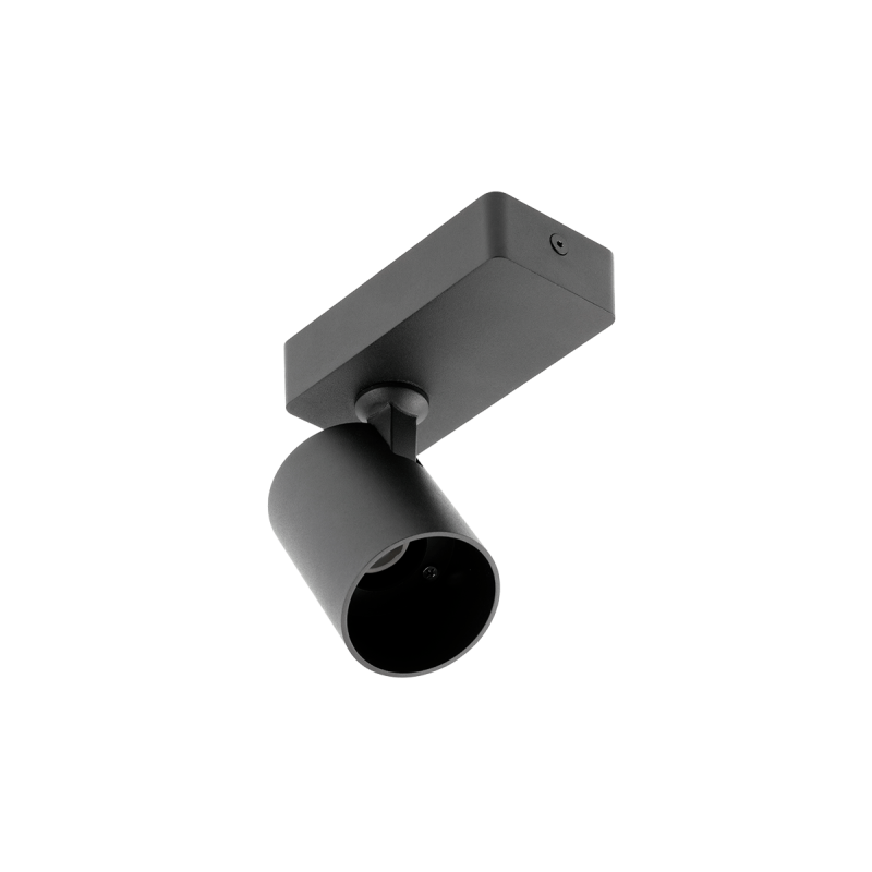 Світильник Santo, Алюміній, Ip20, Gu10, Max.20W, Одинарний, Круглий, Чорний (Os-San20Wok1-00) GTV Світильник Santo, Алюміній, Ip20, Gu10, Max.20W, Одинарний, Круглий, Чорний (Os-San20Wok1-00) GTV