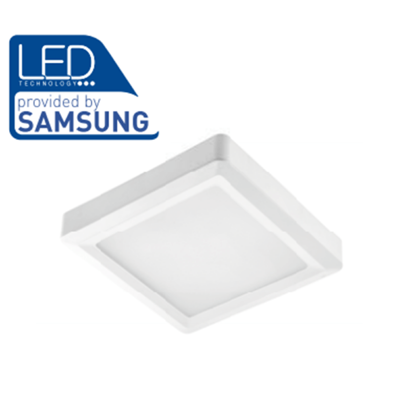 Світильник 12W Led Louis гарантія 3 Роки, Ip54, 120°, 4000K, Накладний, Квадратний (Ld-Lsnk12W-Nb) GTV