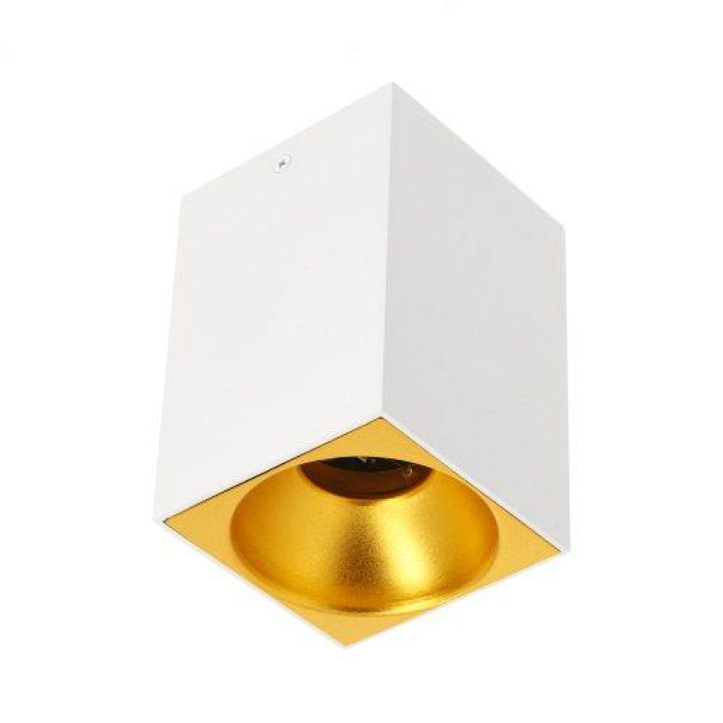 Світильник Tensa, Алюміній, 90X90X140, Ip20, Gu10, Квадрат, Білий GTV