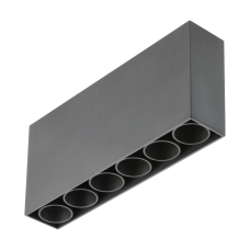 Світильник 15W Led Artemida 3 Роки гарантії, Ip20, 4000K, 38°, Прямокутний, Чорний (Ld-Atm15Wcp-Nb) GTV