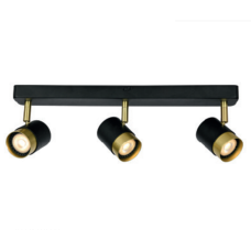 Світильник Потрійний Orio, Алюміній, Ip20, 3*Gu10, Max. 50W, Круглий, Чорний (Os-Ori-3Gu10-10) GTV