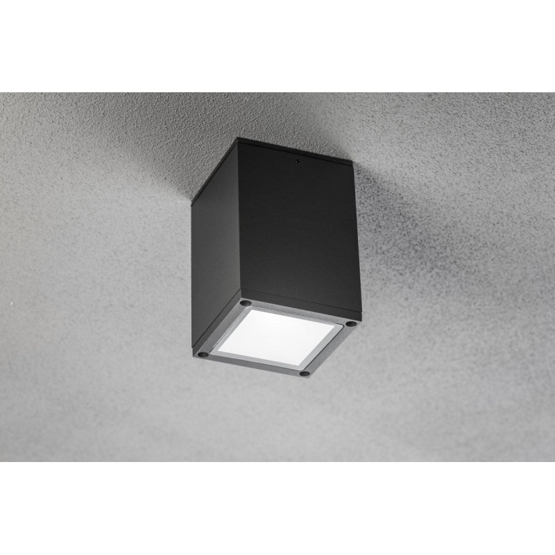 Cвітильник Lento, Алюміній, 100X130, Ip54, Max 35W, Квадратний, графіт (Os-Len100Kwg-30) GTV