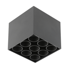 Світильник 20W Led Artemida 3 Роки гарантії, Ip20, 4000K, 38°, Квадрат, Чорний (Ld-Atm20Wck-Nb) GTV