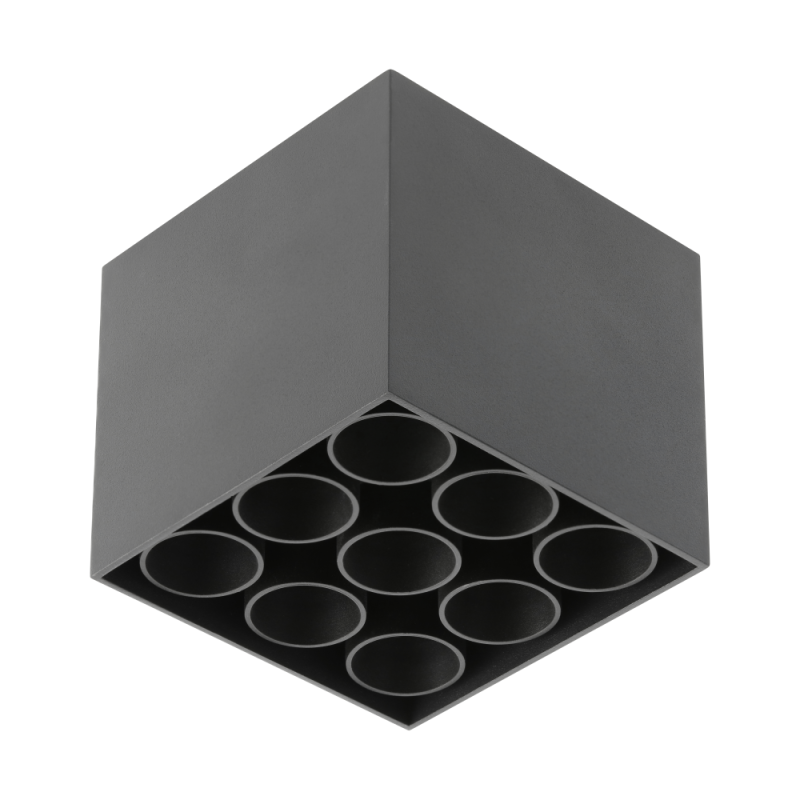 Світильник 20W Led Artemida 3 Роки гарантії, Ip20, 4000K, 38°, Квадрат, Чорний (Ld-Atm20Wck-Nb) GTV