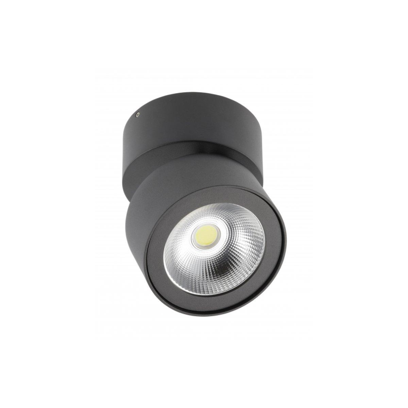 Світильник Led Bianco, 15W, Ip20, 4000K, 104Х102, Круг, Чорний, З Нахилом (Ld-Bnc15Woc-Nb) GTV