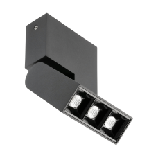 Світильник 8W Led Sierra 3 Роки гарантії, Ip20, 4000K, 48°, Чорний (Ld-Sra08Wc-Nb) GTV