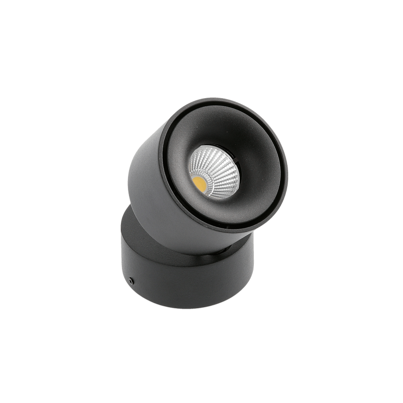 Світильник Led Bianco, 8W, Ip20, 4000K, 75Х84, Круг, Чорний, З Нахилом GTV