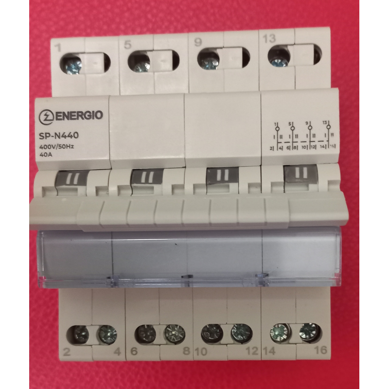 Перемикач навантаження трипозиційний SP-N 4P 40A 1-0-2 240/415V~ Перемикач навантаження трипозиційний SP-N 4P 40A 1-0-2 240/415V~
