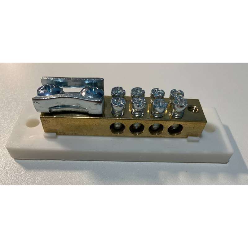 Шина нульова ENERGIO 1х50, 8х25 із ізолятором TP-9