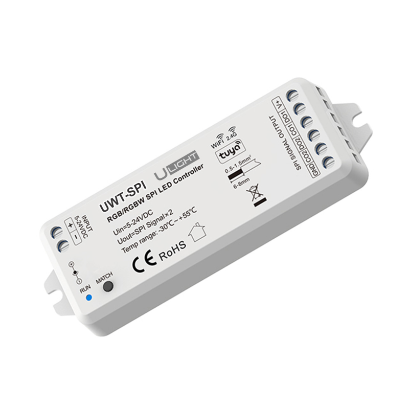 Usmart SPI Controller UWT-SPI Контролер для світлодіодної стрічки RGB/RGBW Usmart SPI Controller UWT-SPI Контролер для світлодіодної стрічки RGB/RGBW