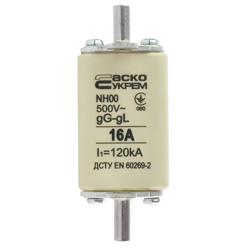 Запобіжник Плавкий Nt00 16А ENERGIO Запобіжник Плавкий Nt00 16А ENERGIO