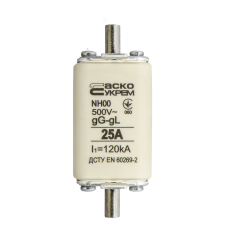 Запобіжник Плавкий Nt00 25А ENERGIO