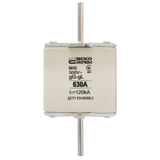 Запобіжник Плавкий Nt3 630А ENERGIO