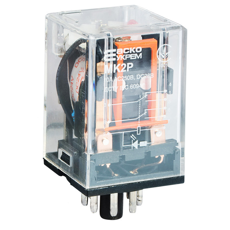 Реле Mk2P Dc 24В Проміжне ENERGIO Реле Mk2P Dc 24В Проміжне ENERGIO
