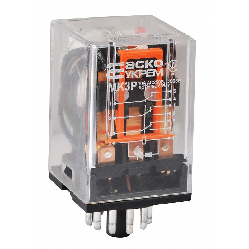 Реле Mk3P Ac 220В Проміжне ENERGIO