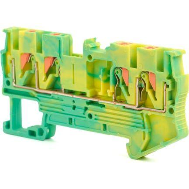 Клемна Колодка Набірна Pt 2.5мм2 1-Рівнева 2-2 На Din-Рейку Ж/З ENERGIO